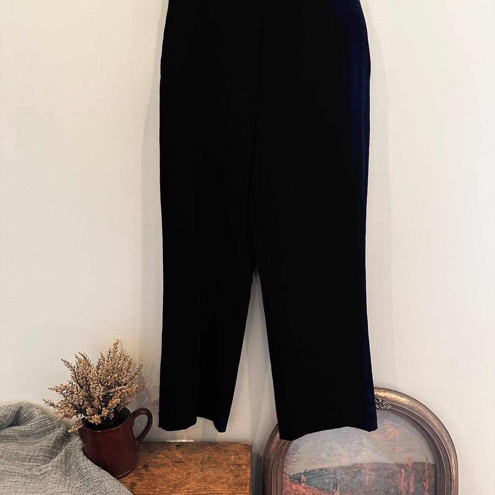 Aritzia Wilfred Black Wide Leg Pants